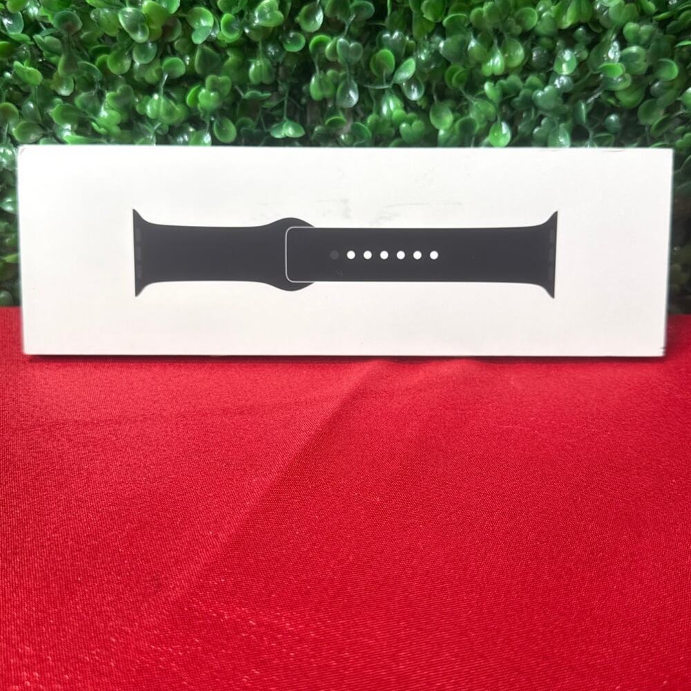 New Apple Watch Sport Band Black Space Black Stainless Steel Pin 46 mm M/L